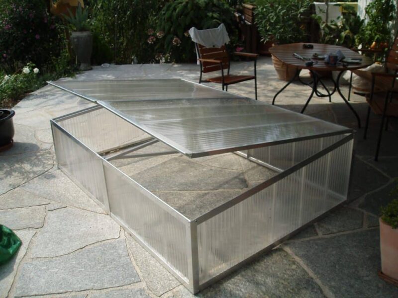 Frühbeet Konstruktion