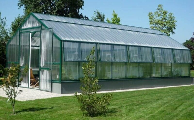 Hochbeet – Gewächshaus 5x10m