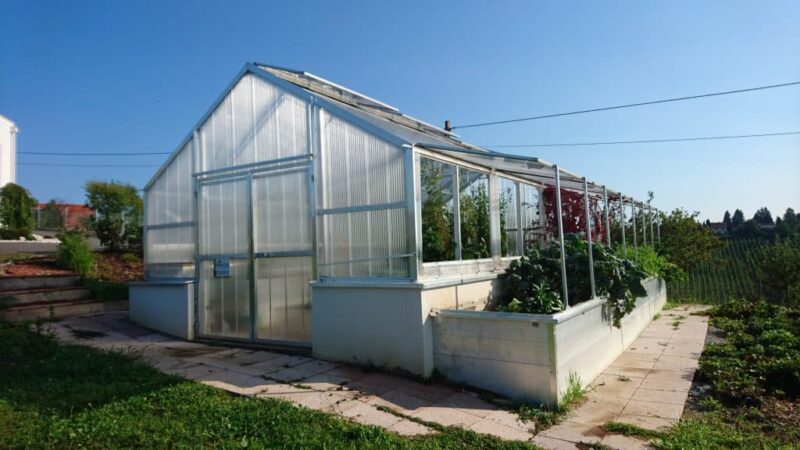 Hochbeet Gewächshaus 4,5x8m