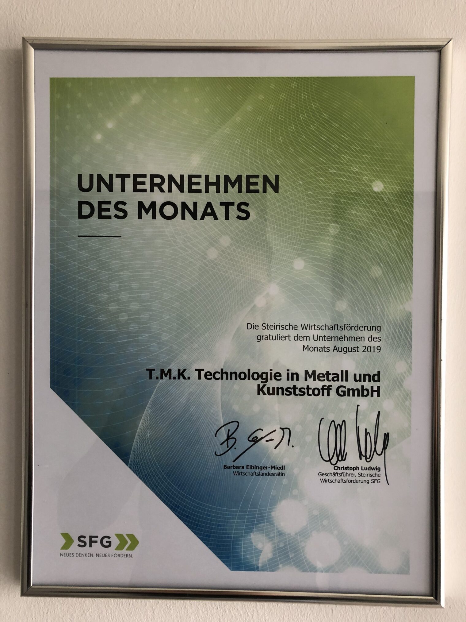 Unternehmen des Monats TMK Princess Gewächshäuser